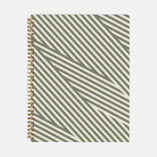 Softcover Avocado Notebook Spiral 8.5 x 11