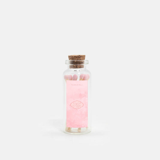 Pink Mini Bottled Matches, "Hope"