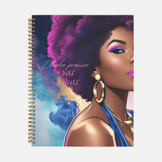 Softcover Over Deliver Notebook Spiral 8.5 x 11