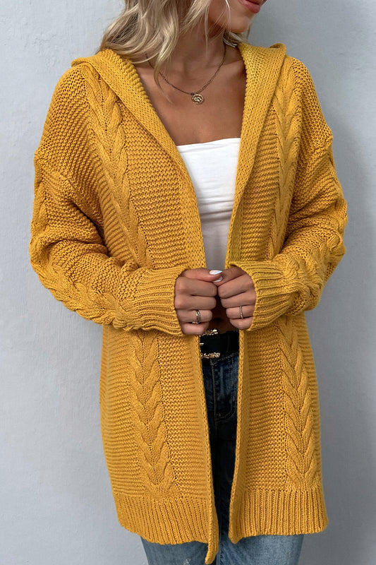 Work From Home Dropped Shoulder Cardigan